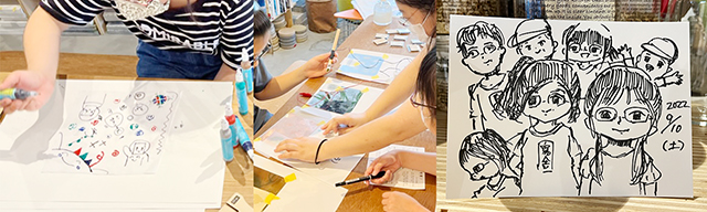 電解マーキングの様子